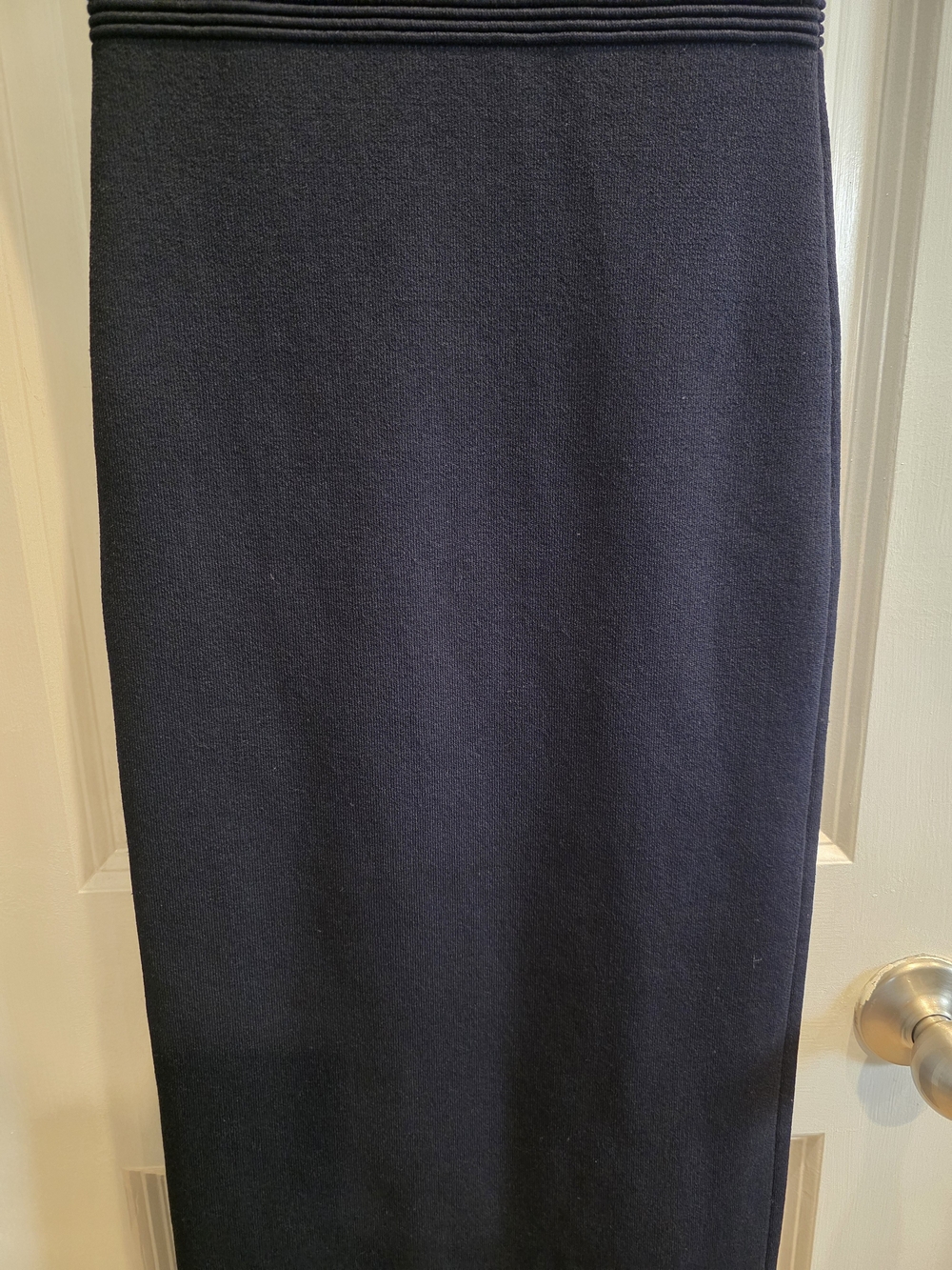 Classic Black V Neck By Michael Kors. Stretch Knit Sz XS Midi Bodycon - Picture 9 of 13